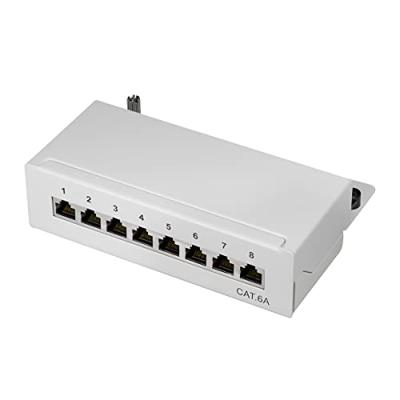 LogiLink NP0018 8 poorten Patchpaneel CAT 6A 1 HE Meerdere kleuren LogiLink NP0018 8 poorten Patchpaneel CAT 6A 1 HE Meerdere kleuren