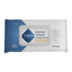 Plaqtiv+ Dental Wipes tandverzorging voor hond en kat 1 verpakking Plaqtiv+ Dental Wipes tandverzorging voor hond en kat 1 verpakking