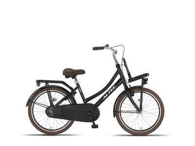 Altec urban 22inch transportfiets mat zwart