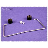 Hammond Electronics 1598TH1 Standbeugel Staal Zilver 1 stuk(s) - thumbnail