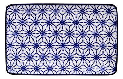Rechthoekig bord - Nippon Blue - Tokyo Design Studio - 21 x 13.5 cm Rechthoekig bord - Nippon Blue - Tokyo Design Studio - 21 x 13.5 cm