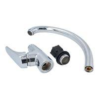 Eengreeps gootsteenmengkraan Fontastock Úrbel Zink - thumbnail