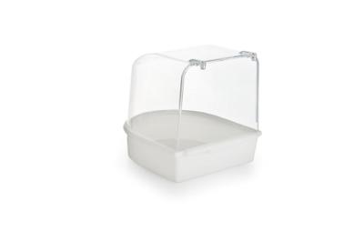 Badhuisje voor vogels wit Badhuisje voor vogels wit