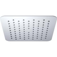 Ufo Luxe Hoofddouche Vierkant 200 mm Ultra Plat Chroom Aqua Splash - thumbnail