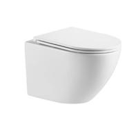 QeramiQ Cyclone Wandclosetpack - 37x52cm - diepspoel - cycloneflush - spoelrandloos - softclose zitting - mat wit 1936843 - thumbnail