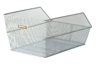 Basil cento - fietsmand - achterop - zilver