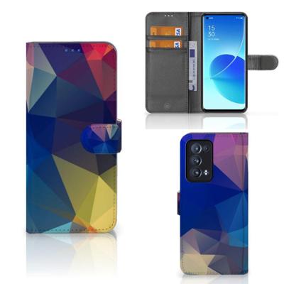 OPPO Reno 6 Pro Plus 5G | Book Case | Polygon Dark