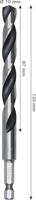 Bosch Accessoires Metaalboor HSS PointTeQ | 10.0 mm - 2608577883 - thumbnail