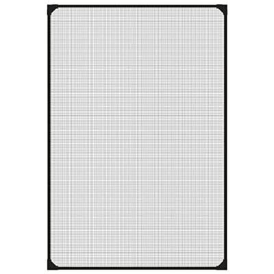VidaXL Insectenhor voor ramen magnetisch 80x120 cm antracietkleurig