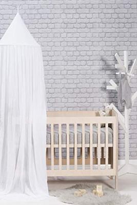 Jollein Klamboe baby vintage 245 cm Wit