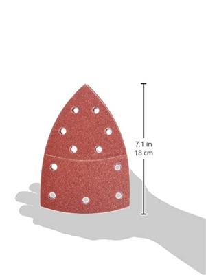 Bosch Accessories 2609256A64 Multi-schuurpapier Met klittenband, Geperforeerd Korrelgrootte (num) 120 (l x b) 102 mm x 62.93 mm 10 stuk(s)