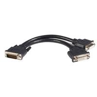 Startech DMSDVIDVI1 20cm LFH59 DMS-59 naar Dual DVI-D (DMS59 stekker, 2x DVI-D female aansluiting, dubbele kop) zwart - thumbnail
