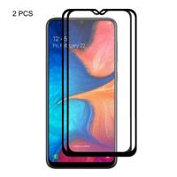 2 stuks ENKAY Hat-Prins volledige lijm 0 26 mm 9H 2.5D getemperd glas Film voor Galaxy A20 - thumbnail