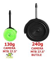 Barbieri inner tube nxt tpu 27,5x2.0/2.6 sv 45mm green - thumbnail