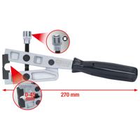 KS Tools 115.1056 Slangklemtang voor koppelpak, 270 mm - thumbnail