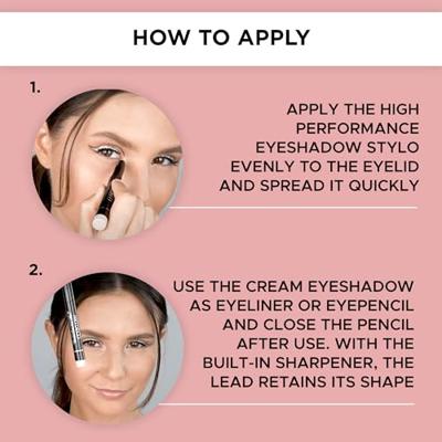 Artdeco High Performance Eyeshadow Waterproof Stylo 1.40 g 08 Benefit Silver-Grey Oogschaduw 1.4 g