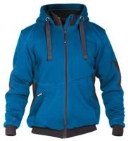 DASSY sweatshirt jas pulse azuurblauw/antraciet l - thumbnail