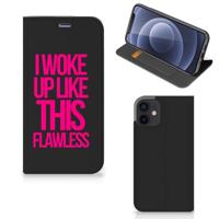 iPhone 12 Mini Hoesje met tekst Woke Up - Origineel Cadeau Zelf Maken - thumbnail