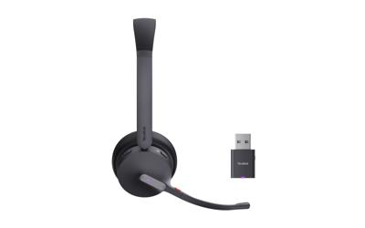 Yealink Yealink Headset WH64 Hybrid Dual Teams On Ear headset DECT Stereo Zwart Headset Computer