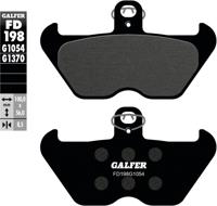 GALFER remblokken "fd198" brake pad fd198 g1054 organic - thumbnail