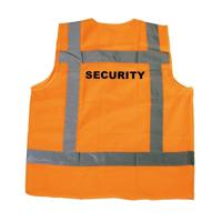RWS veiligheidsvest security oranje - RWS veiligheidsvest security oranje - thumbnail