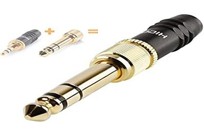 Hicon HI-J3563S Jackplug 3,5 mm Stekker, recht Aantal polen: 3 Zwart 1 stuk(s)