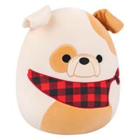 Jazwares Squishmallows knuffel pluche - brock the buldog - 30cm - thumbnail