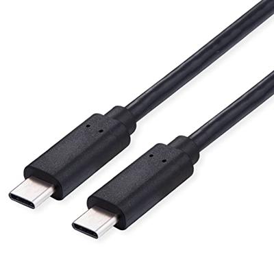 VALUE USB 2.0 Kabel, C-C, M/M, 100W, zwart, 1 m
