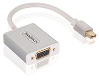 Mini DisplayPort Kabel Mini-DisplayPort Male - VGA Female 15-Pins 0.20 m Wit - thumbnail
