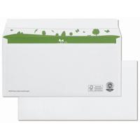 Bong enveloppen beECO, ft 110 x 220 mm, zonder venster, doos van 500 stuks - thumbnail