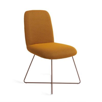 Jesper Home Eetkamerstoel 'Taiwa' Cross Rose, kleur Groovy Garam