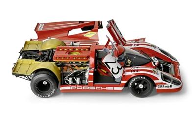 IXO Collection - 1/8 Porsche 917KH metalen bouwpakket Rood