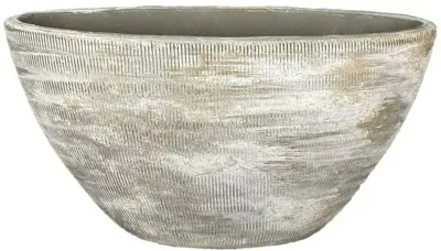 HS Potterie Miami bloempot keramiek 35x16x19cm grijs HS Potterie Miami bloempot keramiek 35x16x19cm grijs