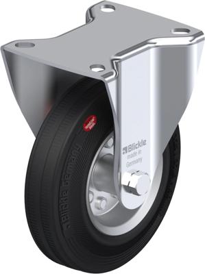Blickle B-VEHI 125R Bokwiel Wieldiameter: 125 mm Draagvermogen (max.): 90 kg 1 stuk(s)