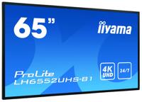 iiyama LH6552UHS-B1 beeldkrant Digitale signage flatscreen 163,8 cm (64.5") IPS 4K Ultra HD Zwart Type processor Android 8.0 - thumbnail