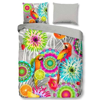 HIP Dekbedovertrek "mandala's, bloemen en papegaaien" - Multi - (240x200/220 cm) - Katoen Satijn