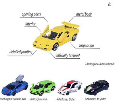 Majorette dream cars italy auto&apos;s, 5st.