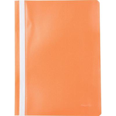 Pergamy snelhechtmap, ft A4, PP, pak van 5 stuks, oranje