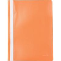 Pergamy snelhechtmap, ft A4, PP, pak van 5 stuks, oranje - thumbnail