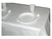 Tafelkleed Maxi Products Wit Papier 1 x 10 m (24 Stuks) (40 Stuks) - thumbnail