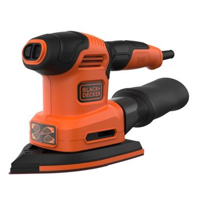 BLACK+DECKER BEW200 200W 4IN1 Multischuurmachine | Vlak-, detail-, en excentrische schuurzool | 1x Schuurvinger | 6x Schuurvellen - BEW200-QS