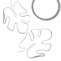 Vaessen Creative • aluminiumdraad embossed plat 5mmx1mmx5m silver - thumbnail