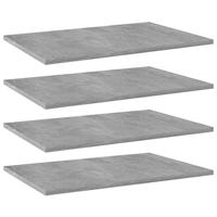 VidaXL Wandschappen 4 st 60x40x1,5 cm bewerkt hout betongrijs - thumbnail