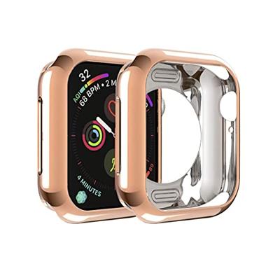 Siliconen case 38mm - Rosé goud - Geschikt voor Apple Watch 38mm