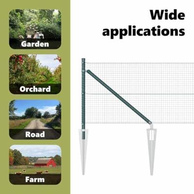 VidaXL Afrasteringspaal groen 10 x 0,4 m (19 x 19 mm gaas)