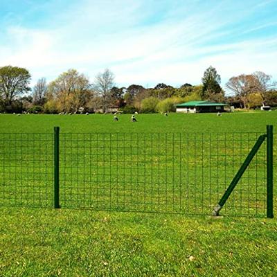 VidaXL Euro hek 10x1,0 m staal groen VidaXL Euro hek 10x1,0 m staal groen