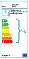Eglo HanglampStraiton 28cm 28cm zwart - 49736 - thumbnail