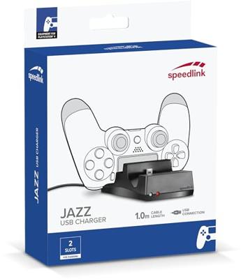 SpeedLink JAZZ USB Charger Laadstation controller PS4, PS4 Slim, PS4 Pro - thumbnail