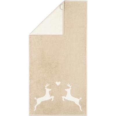 Cawö Cawö Alpenchic Edition Hert 6228 Handdoek 50x100 beige