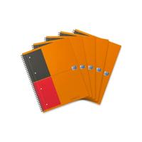 Spiraalblok Oxford International Notebook A4+ lijn | 5 stuks - thumbnail